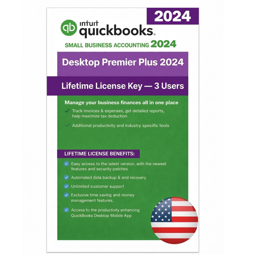 QuickBooks Desktop Premier Plus 2024 – Lifetime License Key