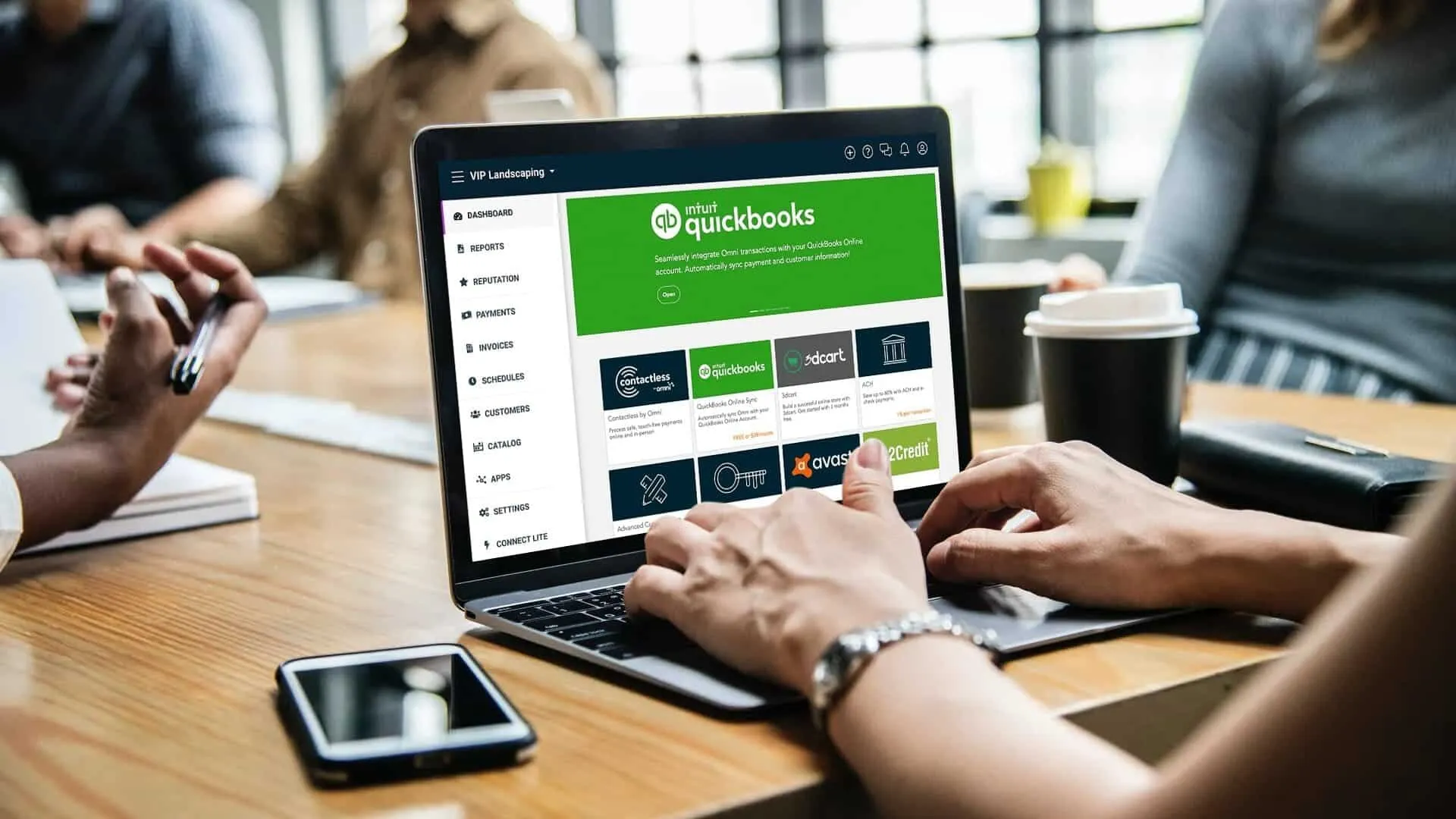 QuickBooks Desktop Dashboard Flow Overview