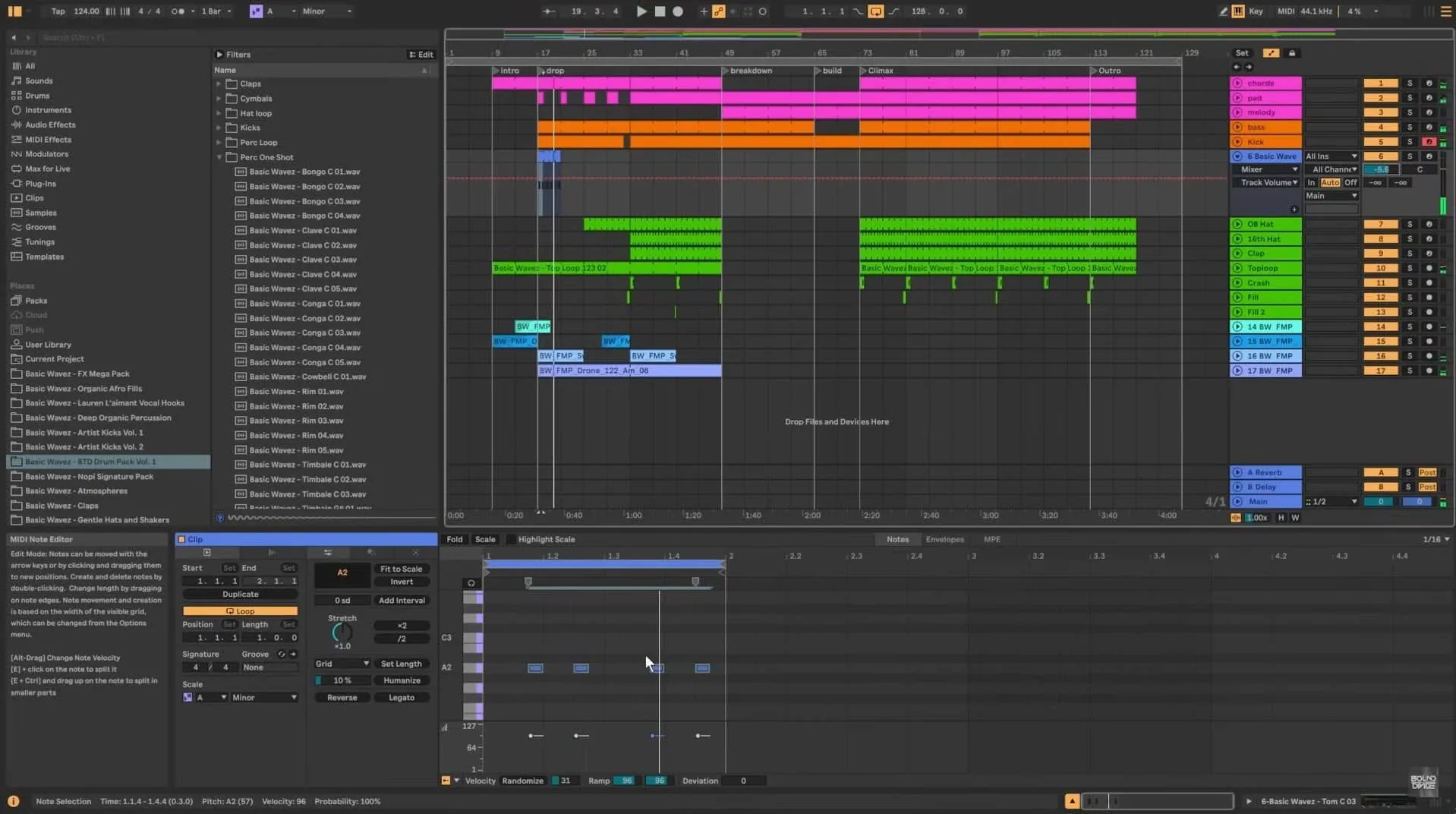 Ableton Live Music Production Workspace